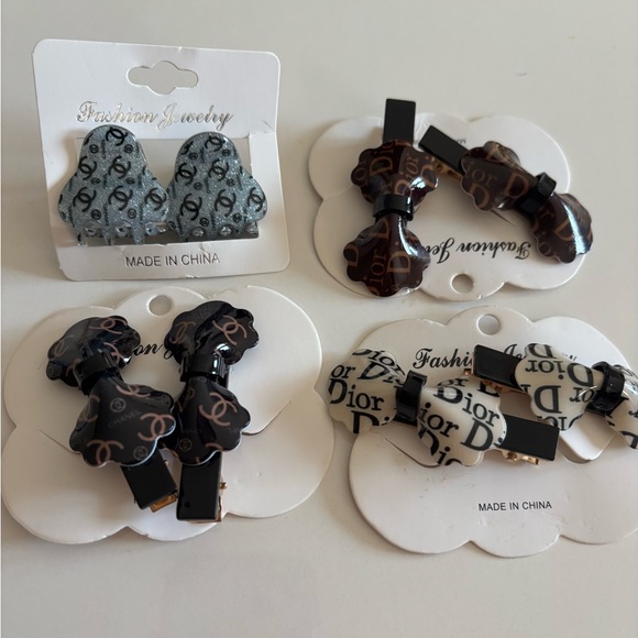 Other - Assorted Designer Inspired Small Hair Clips
